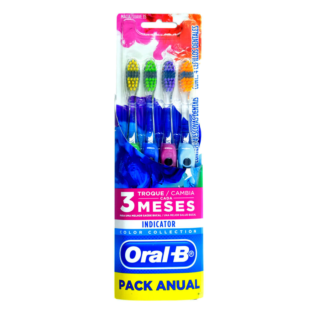 Oral-B Indicator Cepillos Dentales 4 Unidades