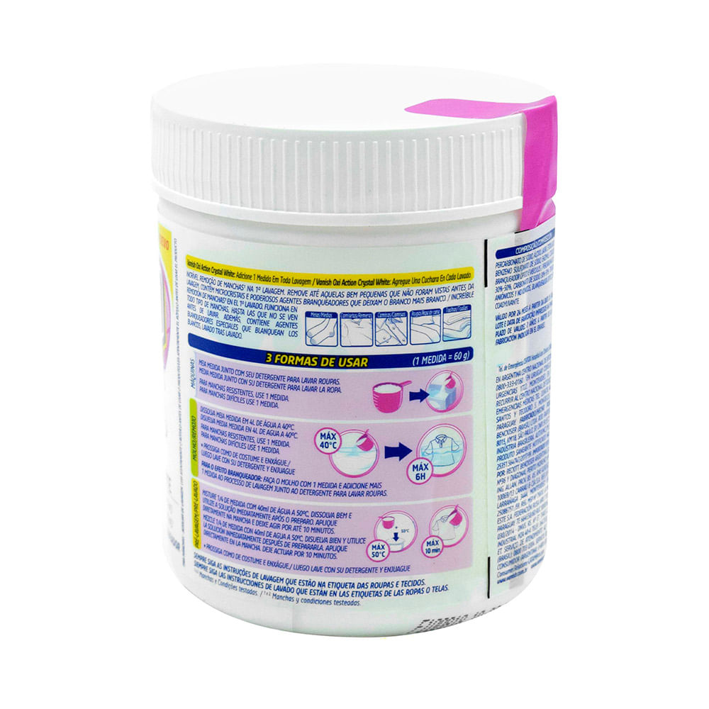 Quitamanchas Power White Pote Vanish 450gr