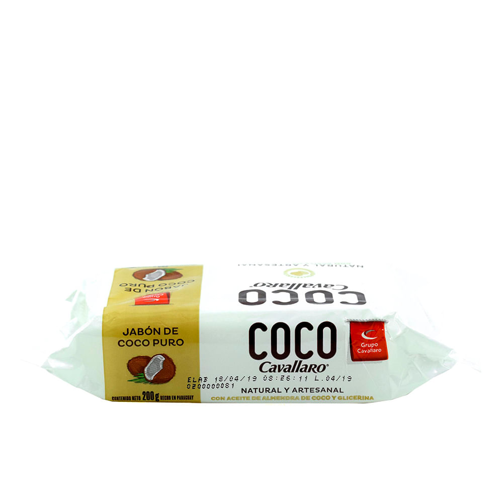 Jabon De Tocador Cavallaro Coco Clasico 100 G 8227