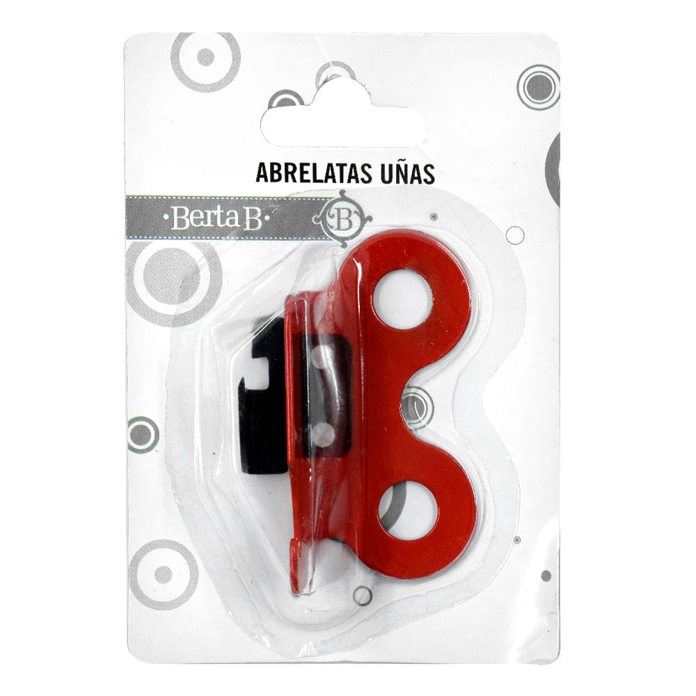 Abrelatas Uña Destapador Rojo Metal X 1 Abre Lata