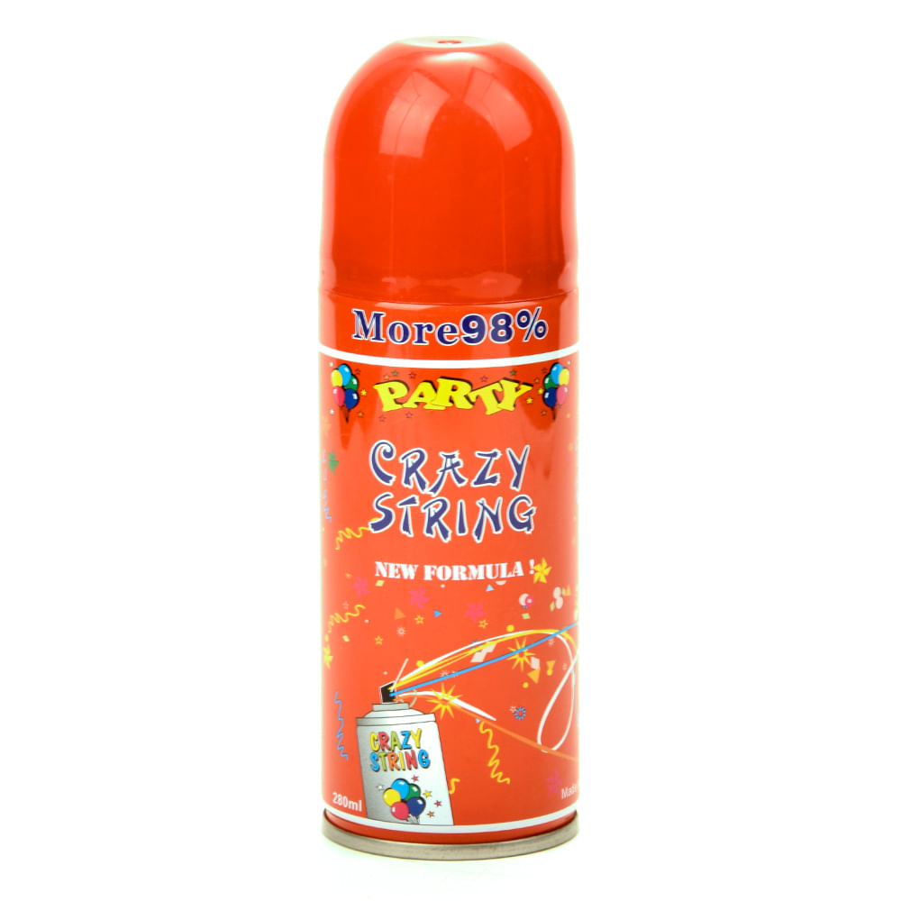 Spray: Serpentina en aerosol Verde 250 gr 1 pz