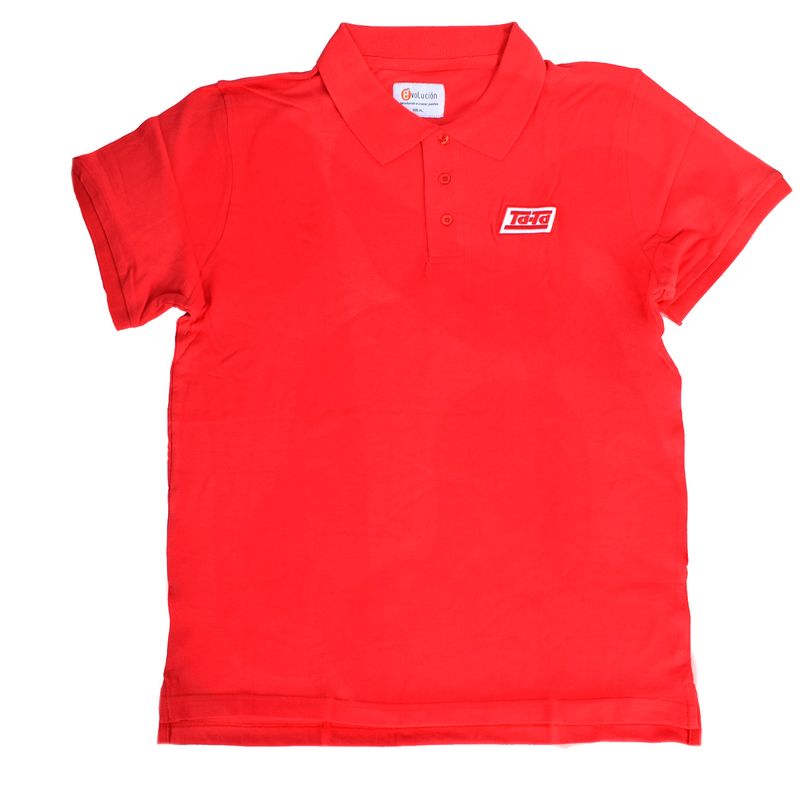 Remera polo roja hot sale
