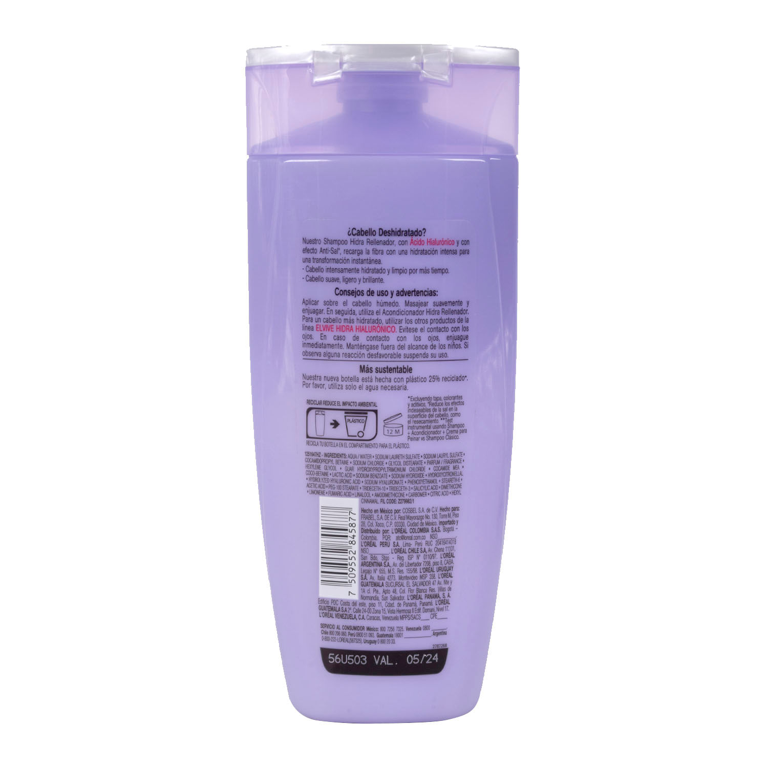 Shampoo Elvive Hidra Hialuronico 200 ml