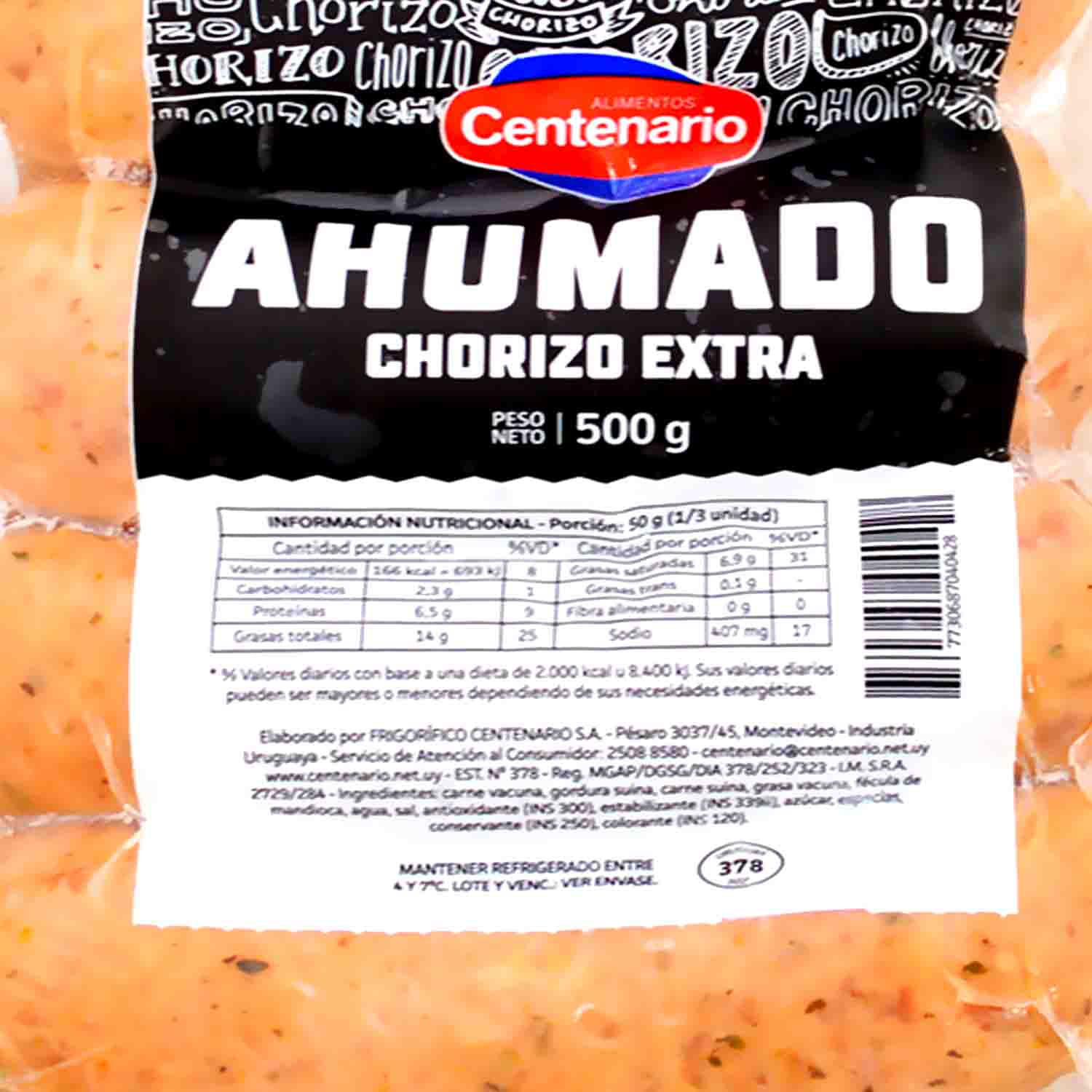 Chorizo Ahumado Extra Centenario 5 U