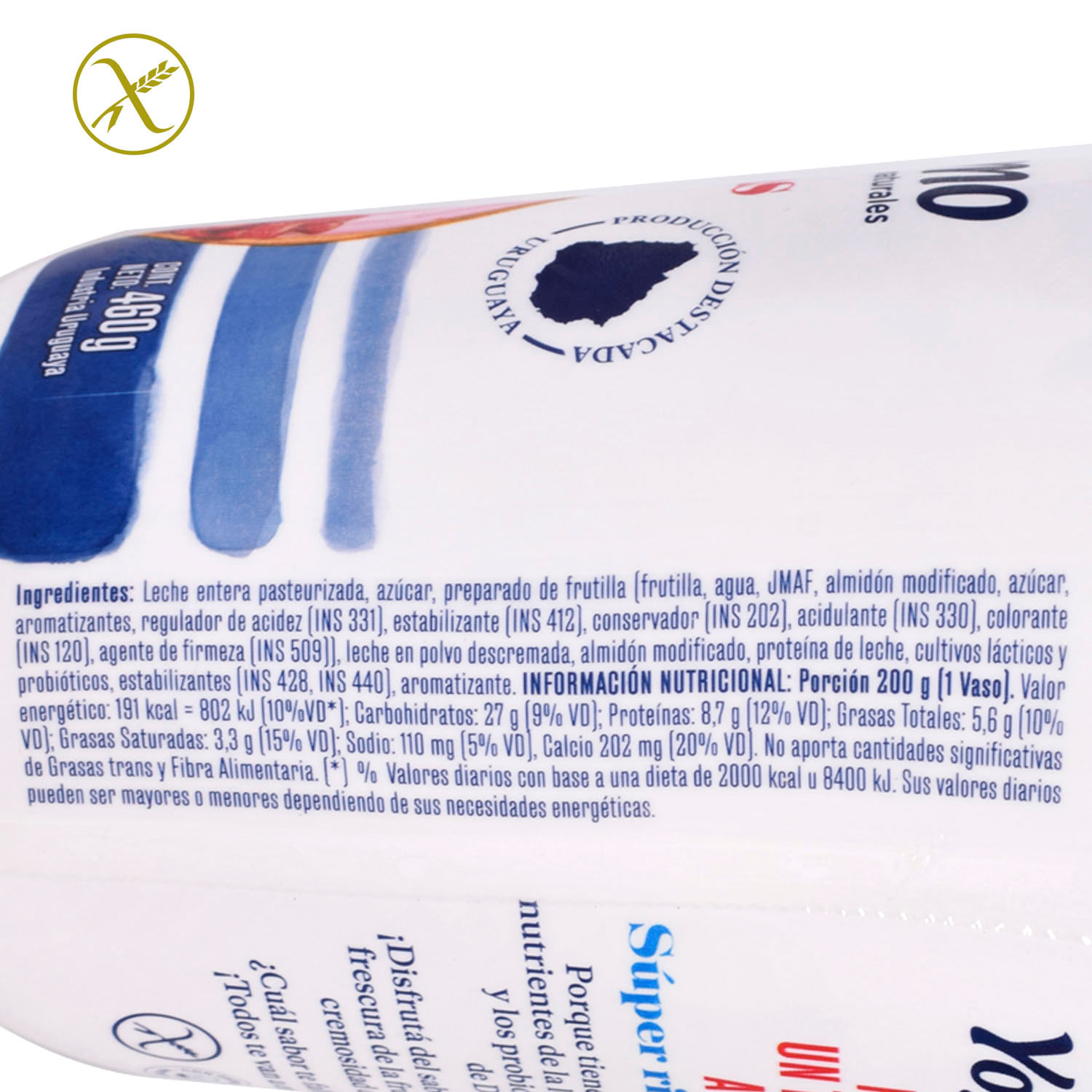 Yogurísimo Natural con probióticos naturales 460 gramos - Tu Mayorista