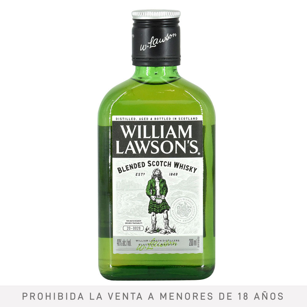 Whisky William Lawson Petaca 200 Ml