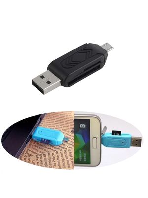 Lector Adaptador OTG Celular Micro-USB a Micro-SD USB 2.0