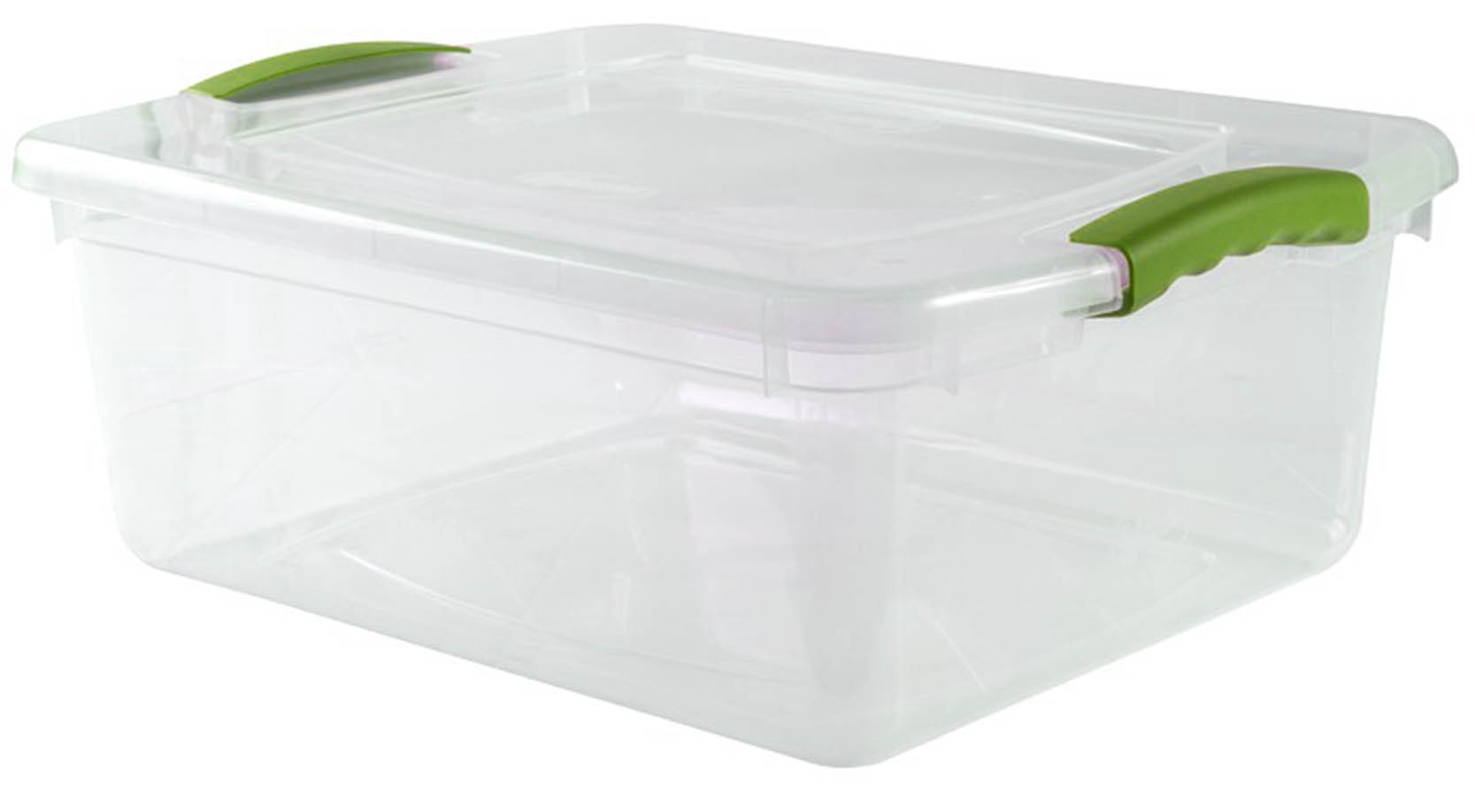 Caja Organizadora Plastica Transparente de 6 Litros Apilable con