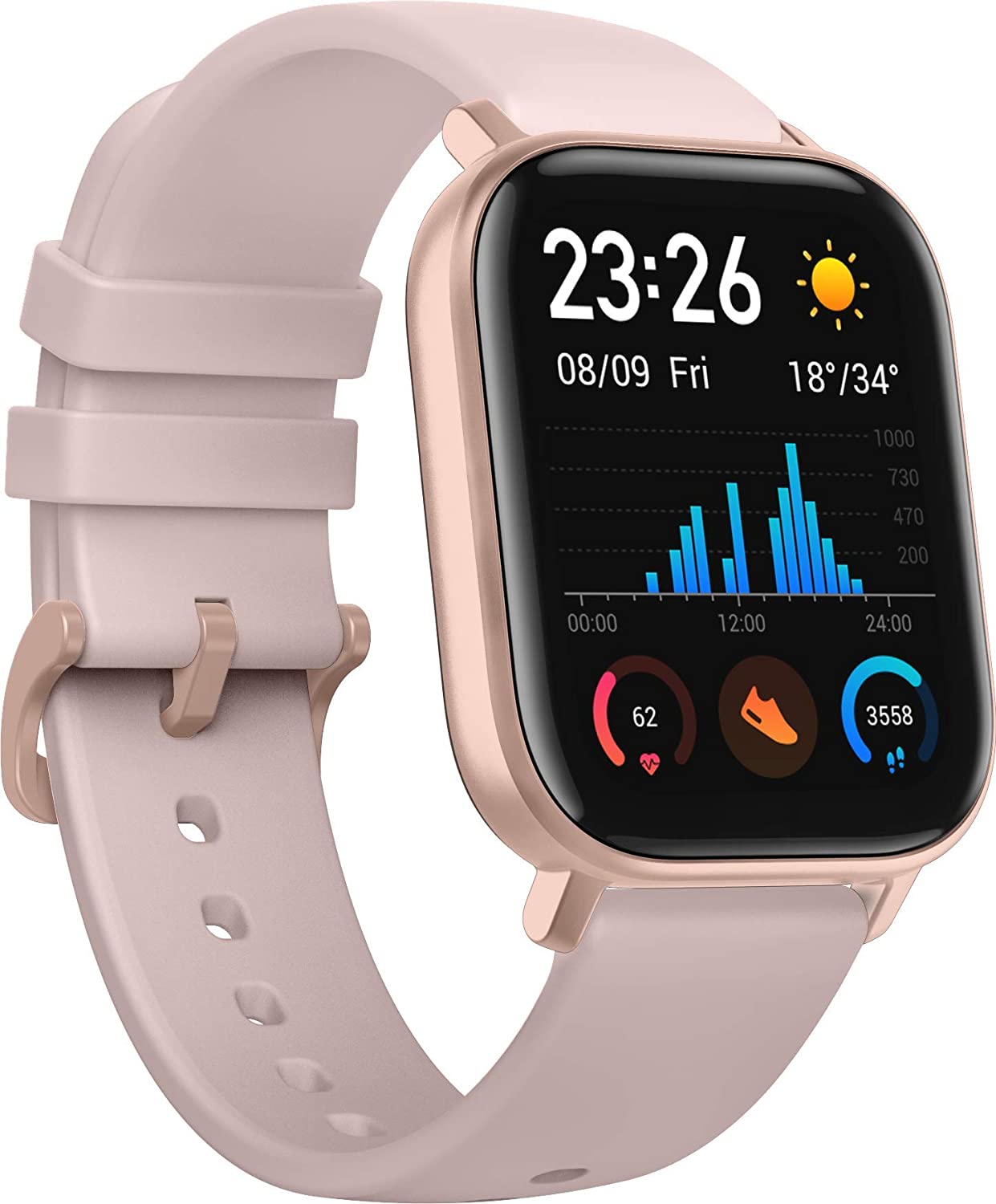Reloj Inteligente Smartwatch amazfit gts A1914 Rosa Diginet | Ta-Ta Shop -  tatauyshop