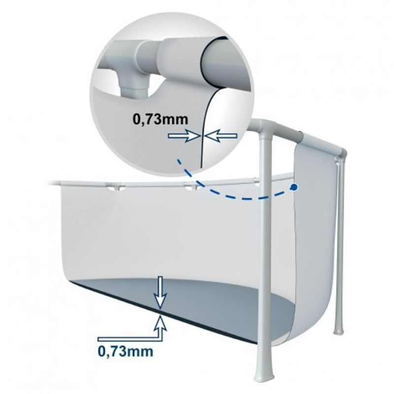 Piscina desmontable INTEX para 3 personas