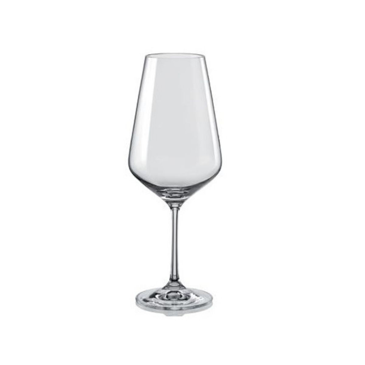 6 Copas De 550 Ml De Bohemia Crystal Linea Sandra 