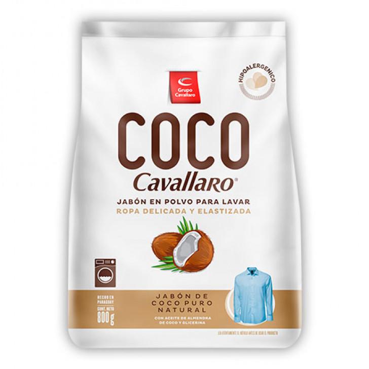 Jabon En Polvo De Coco Cavallaro 800 Grs Ropa Delicada