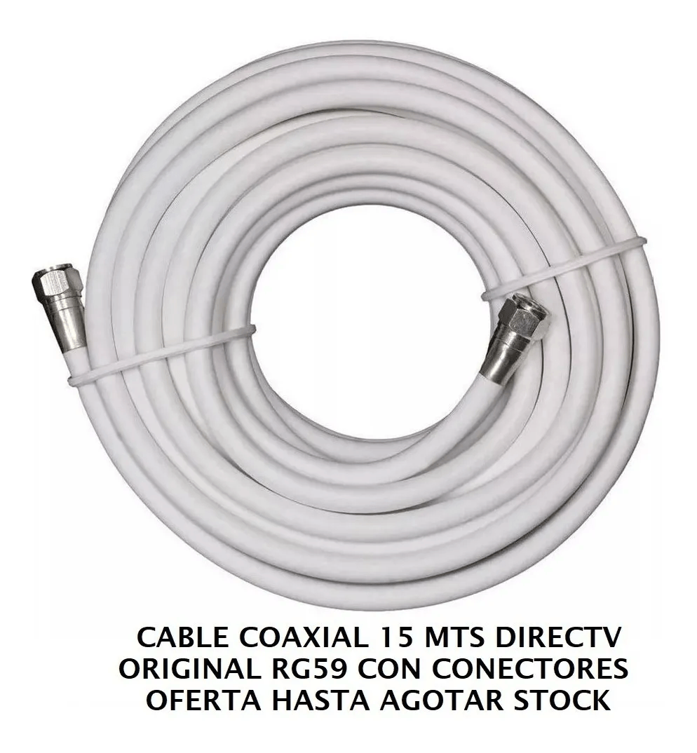 Cable Coaxial Rg59 Original Directv 