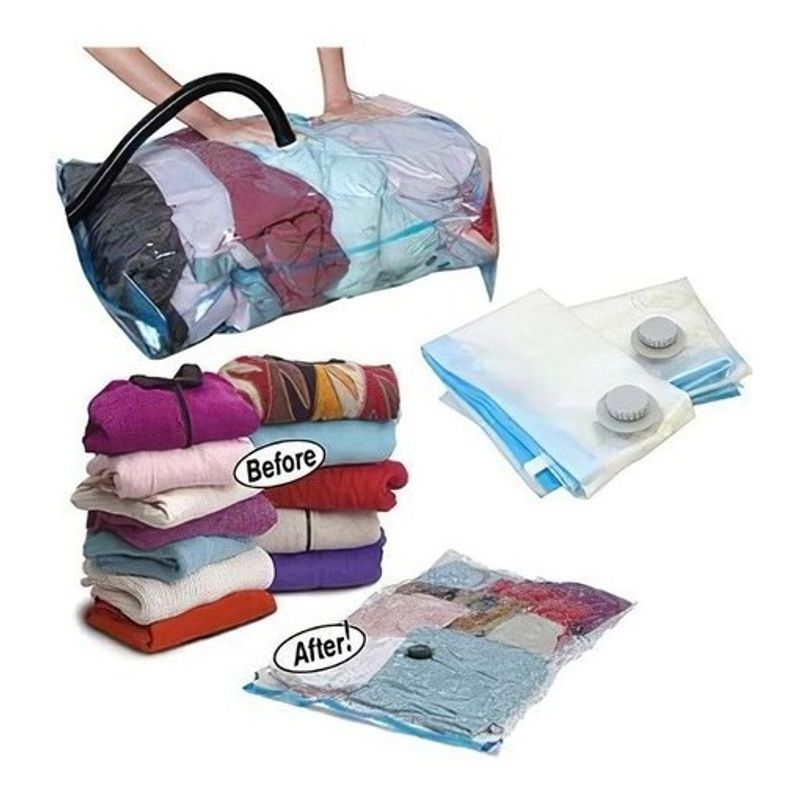Bolsa de vacío para ropa, bolsa de vacío de viaje, bolsa de almacenamiento  reutilizable, bolsas de vacío de viaje diseñadas para profesionales  Jadeshay A
