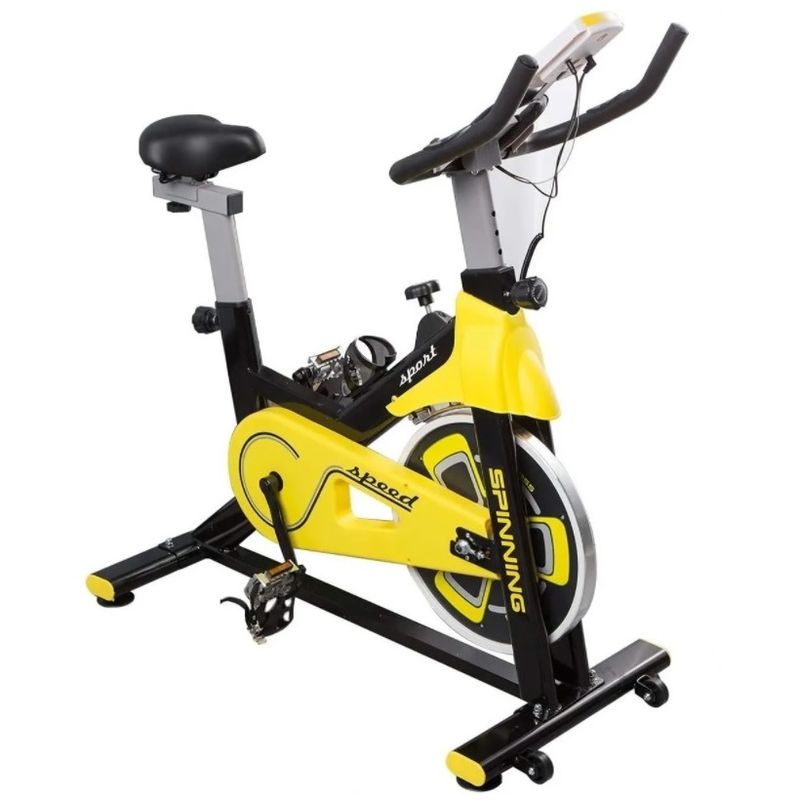 Bicicleta Fija Spinning Profesional Regulable 120kg C Lcd