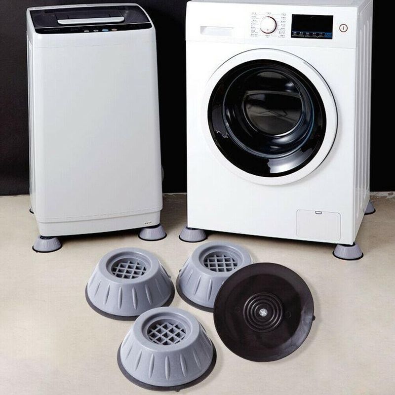 Soporte para base de lavadora, heladera y mas. Antivibración y reducen el  ruido pack 4 unidades
