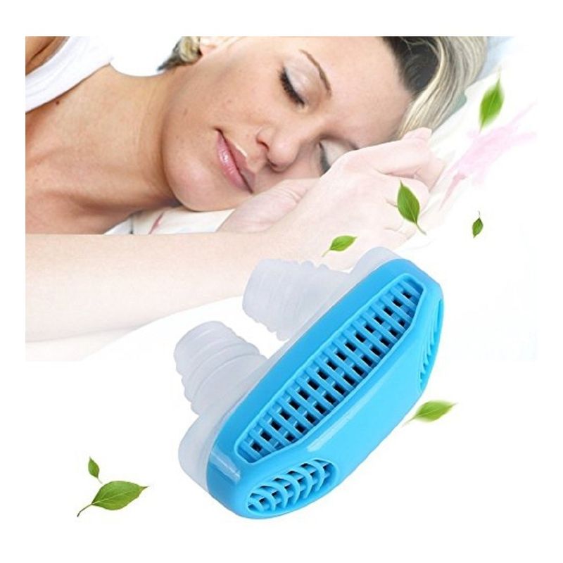Dispositivo anti ronquidos tapones de ventilación nasal, solución de  ronquidos filtro purificador de aire Dilatadores nasales clip para detener