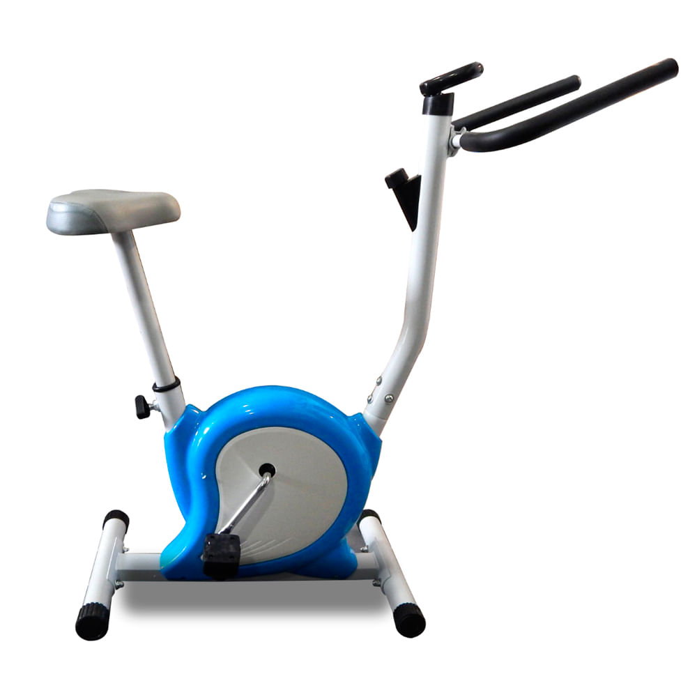 Bicicleta Fija Ergométrica Fitness Monitor Altura Ajustable Supergym