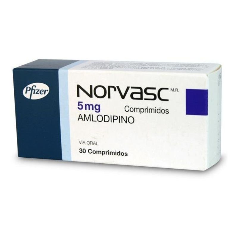 Norvasc 5 Mg 30 Comprimidos