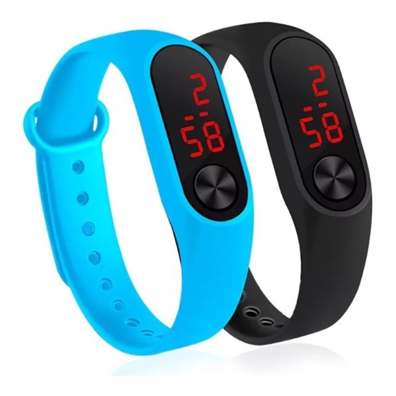 Reloj Digital Pulsera Silicona Ni os Adultos Infantil Dama