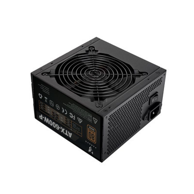 Fuente Atx Perseo 600w Reales Certificación 80 Plus Bronce