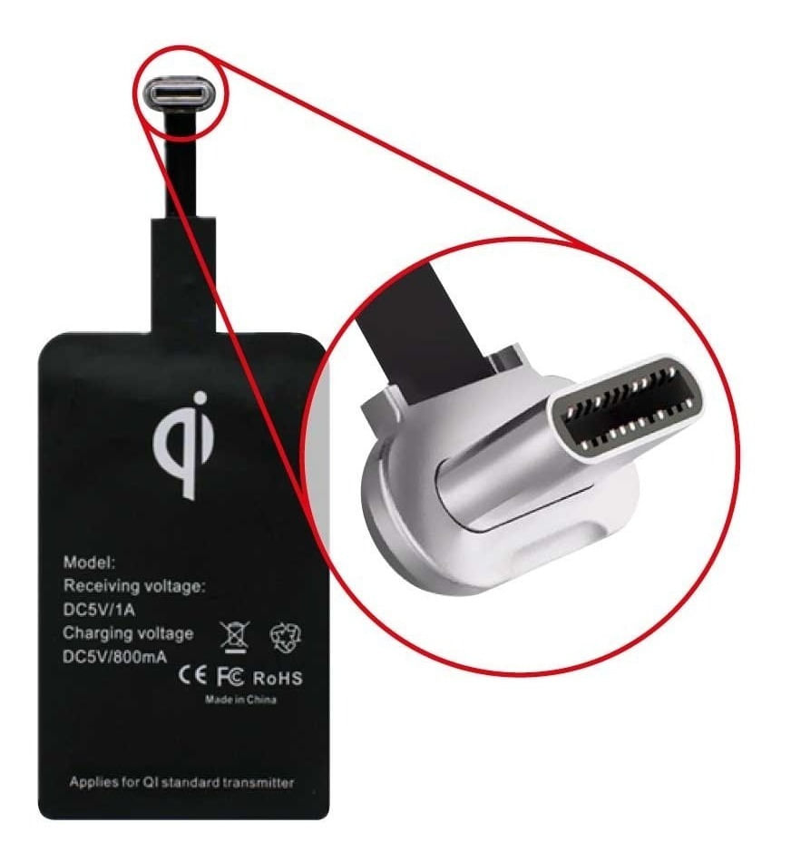 Adaptador carga inalámbrica USB C – Tecnoshoponline