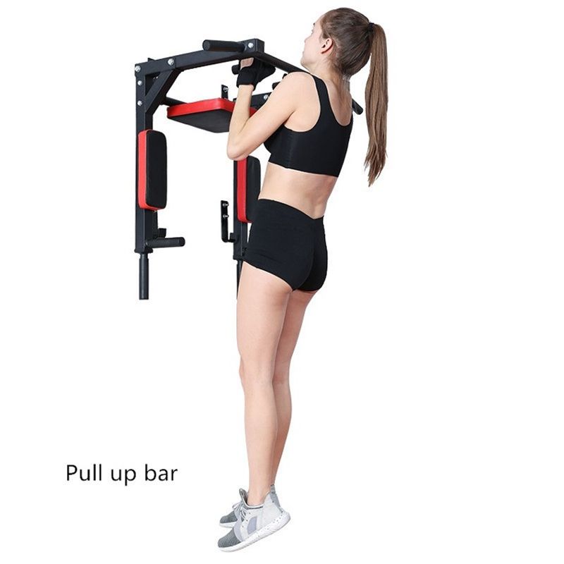 Barra soporte pared para abdominales