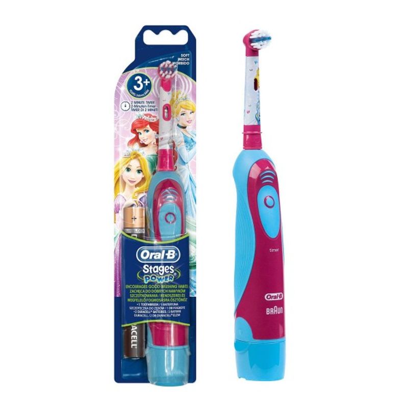 Cepillo De Dientes Eléctrico A Batería Oral-b Kids Princesas