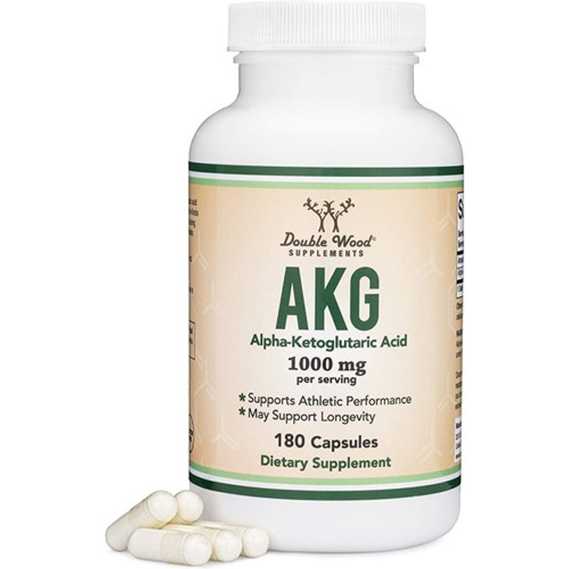 Ácido Alfacetoglutárico (akg) 1000mg, 180caps, Doublewood F