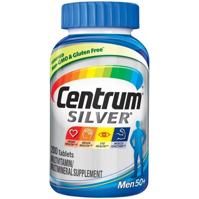 Multivitaminico Centrum Silver 200caps Men+50 F