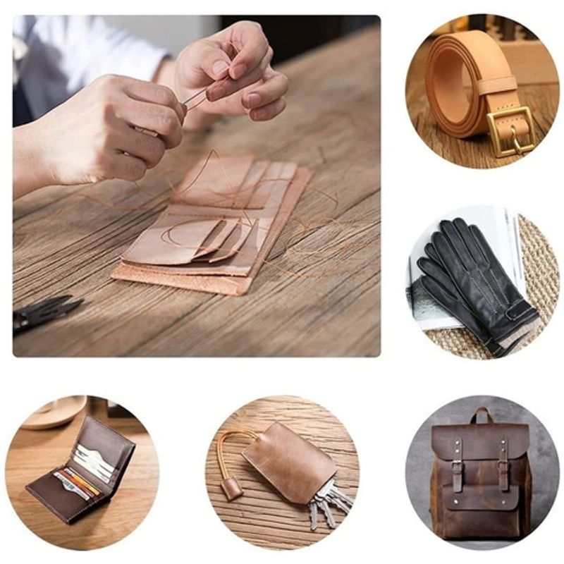Kits de herramientas para trabajar cuero, artesanía de cuero