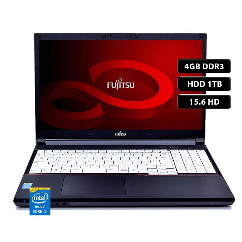 FUJITSU Notebook LIFEBOOK A574 Celeron 4GB 新品SSD480GB DVD-ROM