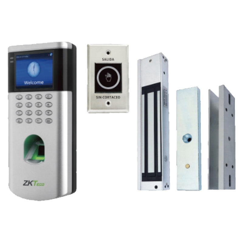 Kit Control De Accesos ZKTeco Biometrico Con Tarjetas