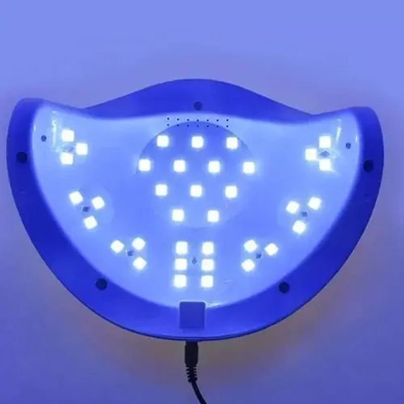 Secador de lámpara LED profesional de 72 W, lámpara de uñas con 3 ajustes  de temporizador, secador de esmalte de uñas de gel, secado de esmalte de