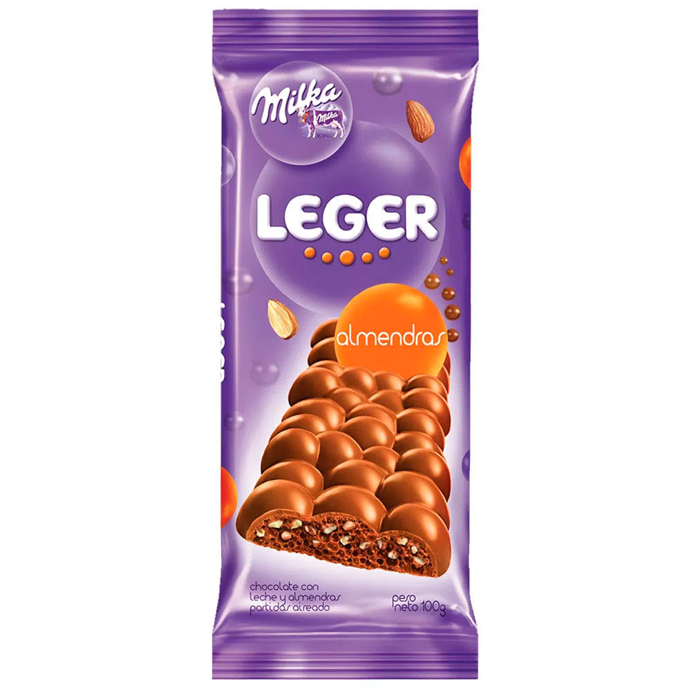 Milka Tableta de Chocolate Blanco Aireado Combinado, 110 g