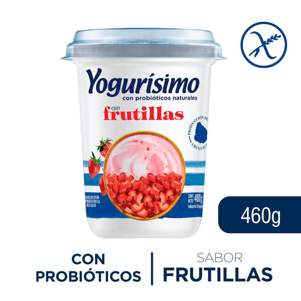 Yogurísimo Natural con probióticos naturales 460 gramos - Tu Mayorista