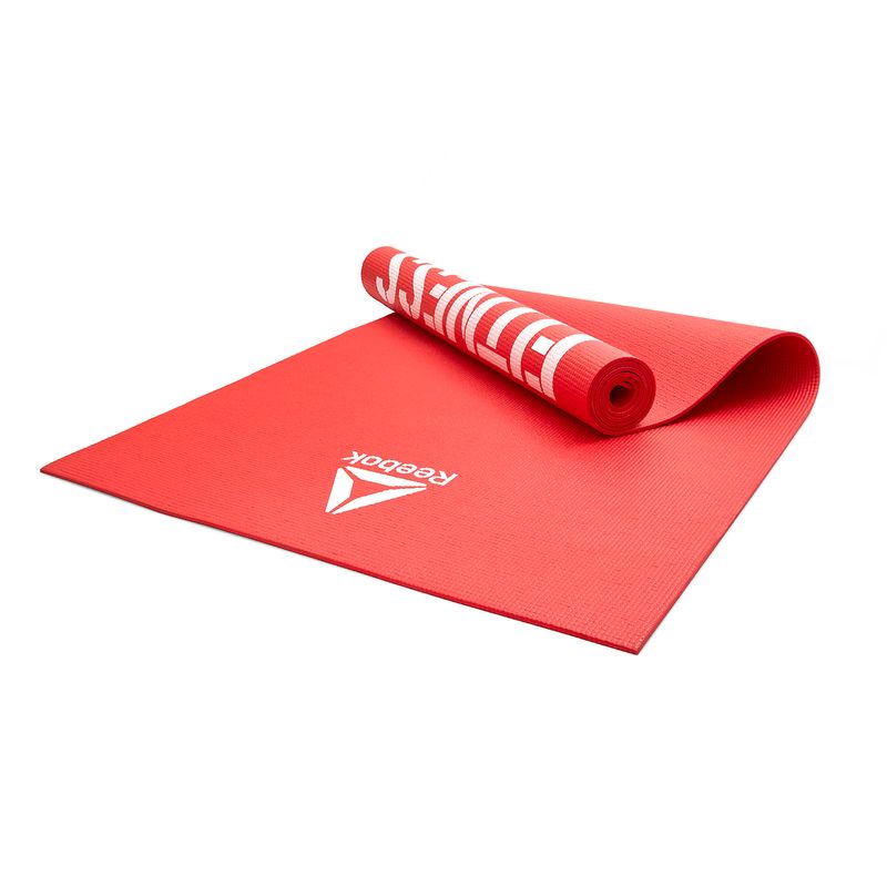 Colchoneta Yoga Mat Roja Love 4mm Reebok Supergym 