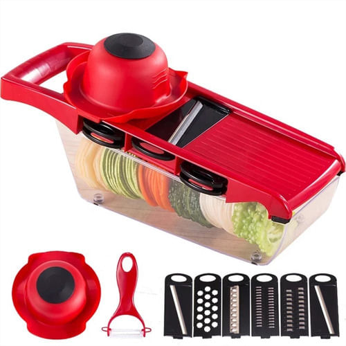 Cortador de Verduras Rallador Picatodo Manual Mandolina M3 MINARI