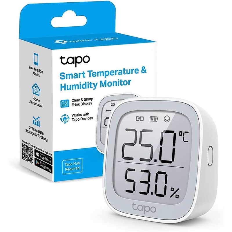 TP-LINK TAPO T315 E-INK DISPLAY TEMPERATURE AND HUMIDITY MONITOR
