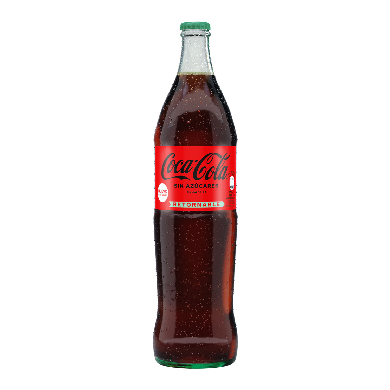 Comprar REFRESCO COCA-COLA ZERO VIDRIO 1 L