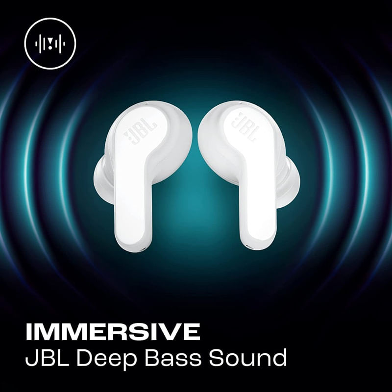 JBL WAVE 200TWS Auriculares inalámbricos intraaurales con sonido JBL Deep  Bass, asistente de voz con control táctil y resistencia al agua IPX2 -  hasta 20h de música : : Electrónica