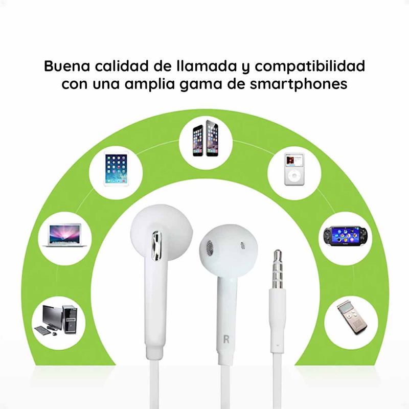 Auriculares Samsung Eg920 Serie S6 S7 Original Blanco