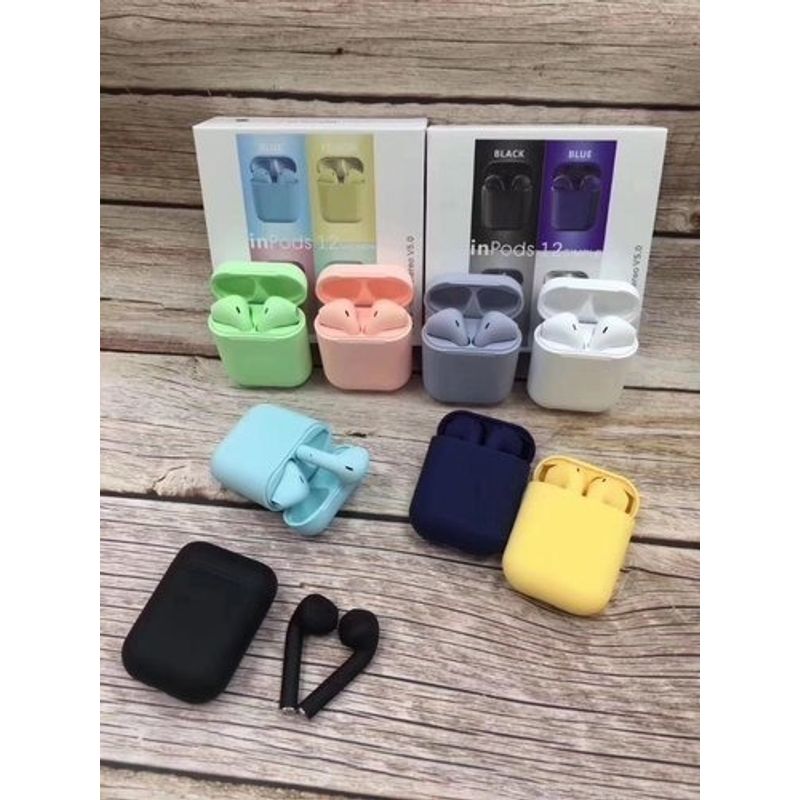 Auriculares Inal mbricos Inpods 12 Bluetooth 6 Colores