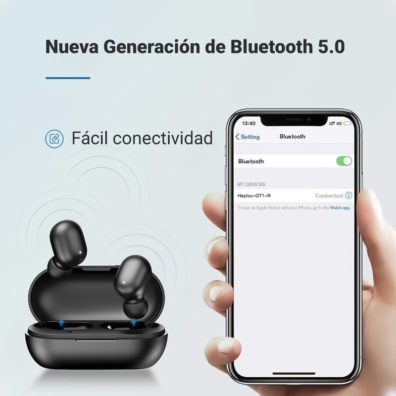 Auriculares inalámbricos haylou discount gt1 pro negro