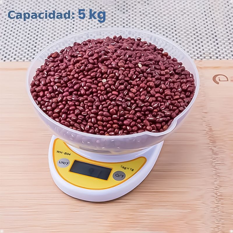 GENERICO Pesa De Alimentos Pesa Para Cocina Pesa Cocina Digital 5 Kg