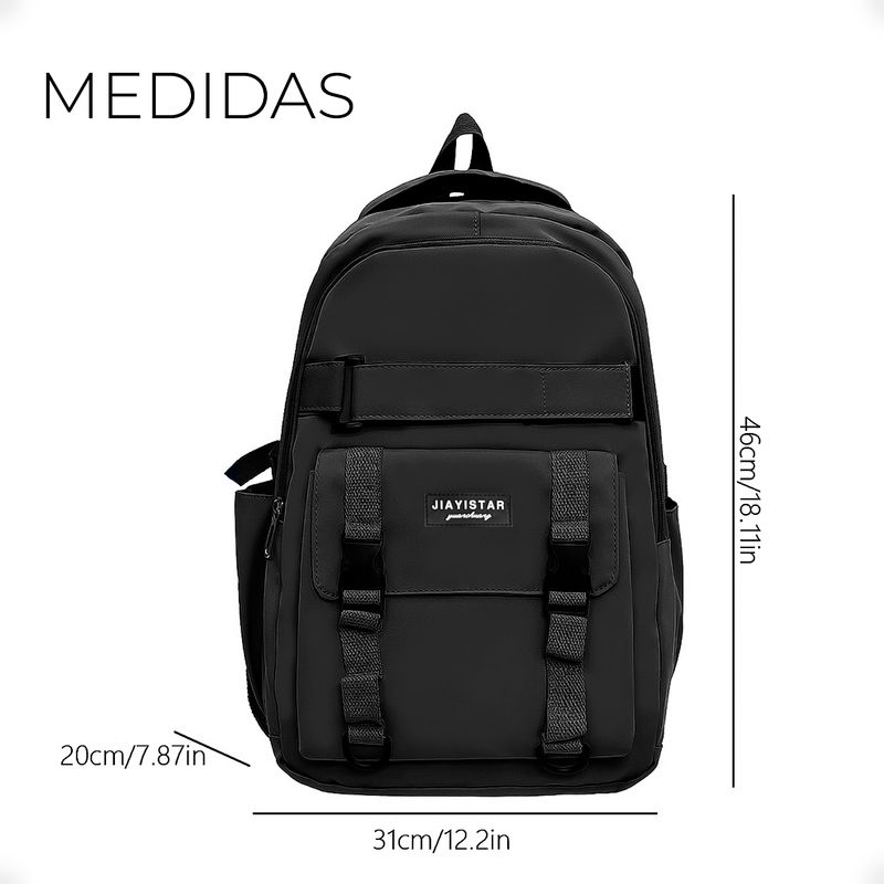 Mochila multibolsillos - Negro