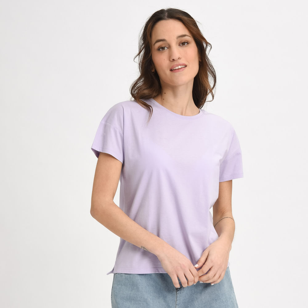 Remera 2025 lila mujer