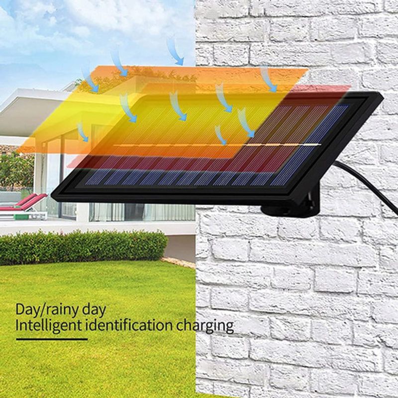 Foco Lampara Exterior Solar Led Con Control Calida - Mercado Lider