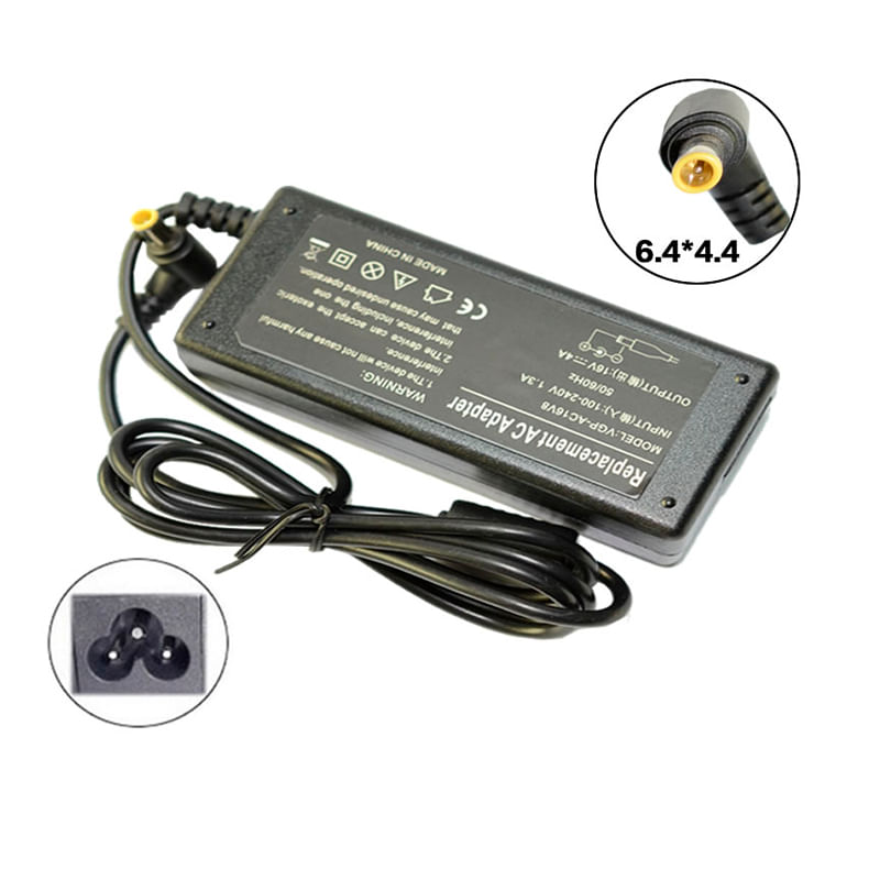 Chargeur Sony VGP-AC16V8 – 16V 4A 65W – Adaptateur Secteur D'origine Pour VAIO