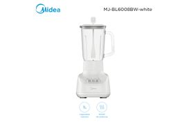 Licuadora Midea Blanca 1L Jarra de vidrio MJ BL6008BW